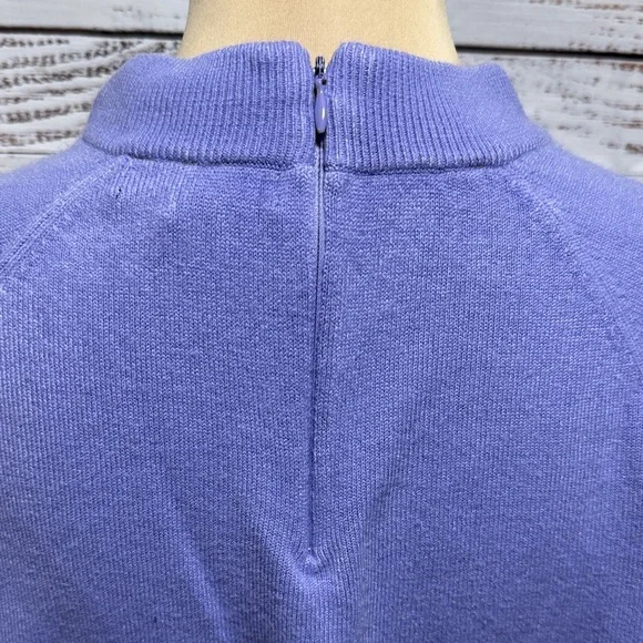 Carolyn Taylor Lavender Crew Neck Sweater - Picture 3 of 3